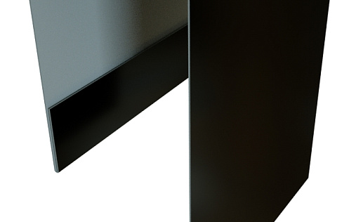 Планка П-образная Блок-Хаус new Grand Line с покрытием Velur X 0,5 мм RAL 9005