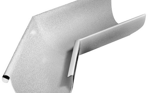 Угол желоба внешний Grand Line 135° 125 мм Алюцинк