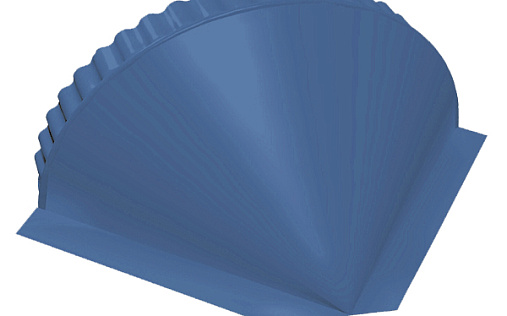 Конусная заглушка Grand Line с покрытием Полиэстер 0,45 мм RAL 5005