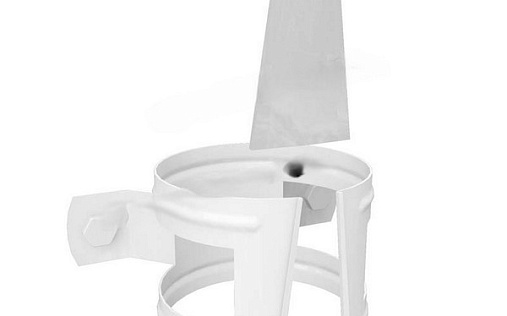 Кронштейн трубы на дерево 90 мм Металл Профиль Grandsystem RAL 9010