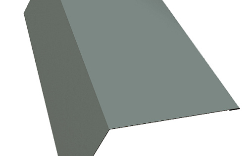 Широкая карнизная планка 100x85 Grand Line с покрытием Полиэстер 0,45 мм RAL 7005