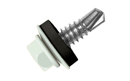 Кровельный саморез по металлу Daxmer 5,5x32 RAL 9003 (250 шт) сверло №3