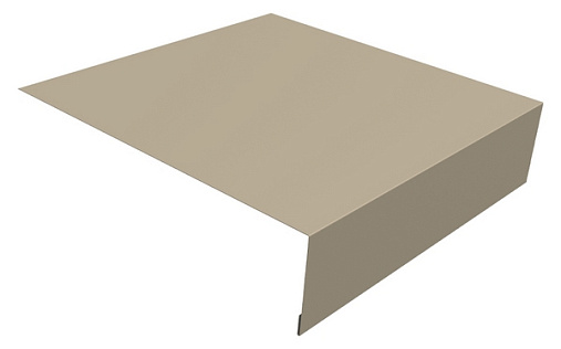 Планка околооконная простая 200x50 Grand Line с покрытием Полиэстер 0,45 мм RAL 1015