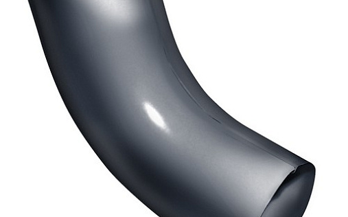 Колено трубы 60° Grand Line 100 мм RAL 7024