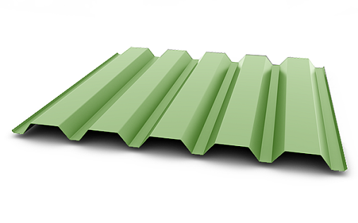 Профнастил С44-1000 0,7 мм Полиэстер RAL 6019