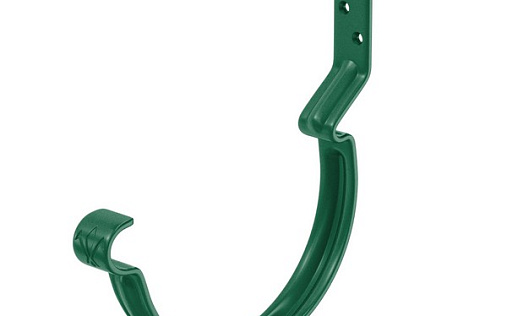 Короткий держатель желоба Aquasystem Премиум 125 мм, Pural, RAL 6005