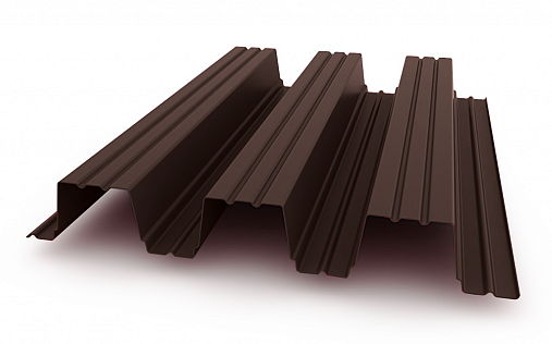 Профнастил Н114-750 1,0 мм Полиэстер RAL 8017