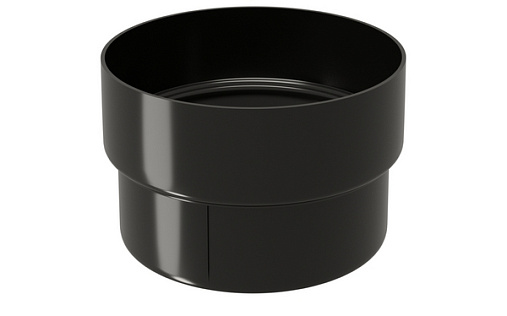 Муфта трубы соединительная ПВХ Grand Line Классика 120/90 RAL 9005