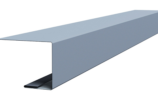 Планка завершающая для фальца Grand Line Оцинкованный 0,5 мм