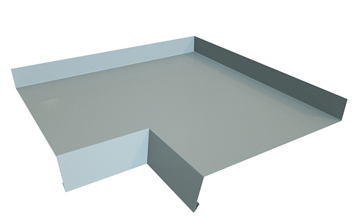 Угол отлива 200 внутренний Grand Line с покрытием Полиэстер 0,45 мм RAL 9006