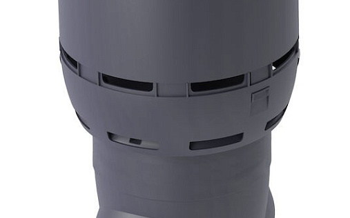 Вентиляционный выход Vilpe Flow XL диаметром 160/ИЗ/700 мм Серый