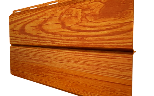 Металлический сайдинг Grand Line ЭкоБрус Rowan с покрытием Colority Print РФ 0.45 мм