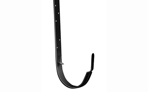 Кронштейн желоба металлический ПВХ 120 мм Grand Line Классика RAL 9005