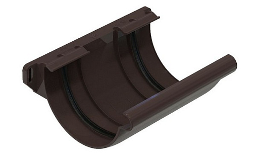 Соединитель желоба ПВХ GLC 152 мм RAL 8019