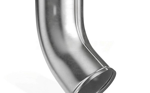 Сливное колено Vegastyle 90 мм Оцинкованное (Zn)