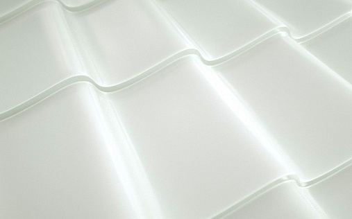 Металлочерепица Ламонтерра XL RAL 9003 с покрытием NormanMP 0.5 мм