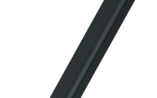 Труба гофрированная с коленом Grand Line Vortex в2 матовый 76x102 мм 1 м RAL 7016