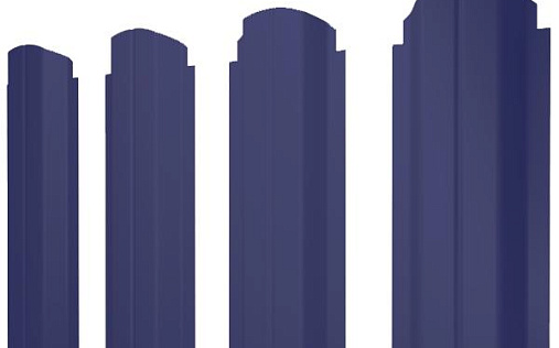 Штакетник фигурный Grand Line П-образный B с покрытием Полиэстер 0,45 мм RAL 5005