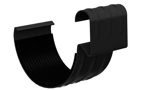 Соединитель желоба 125 мм Металл Профиль Foramina RAL 9005