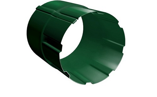 Соединитель трубы Grand Line 90 мм RAL 6005