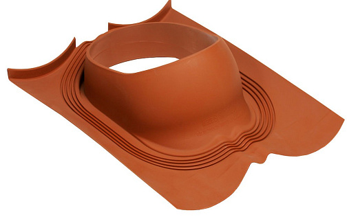 Проходной элемент Vilpe Decra 2K Кирпичный для металлочерепицы типа Decra