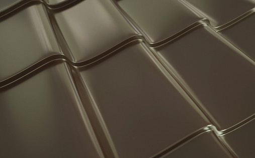 Металлочерепица Ламонтерра XL RAL 8017 с покрытием Purman 0.5 мм