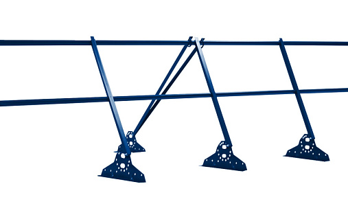 Кровельное ограждение Grand Line RAL 5005, 900 мм x 3 м