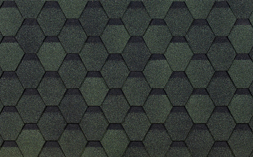 Гибкая черепица Docke Pie Eurasia Шестигранник Зелёный