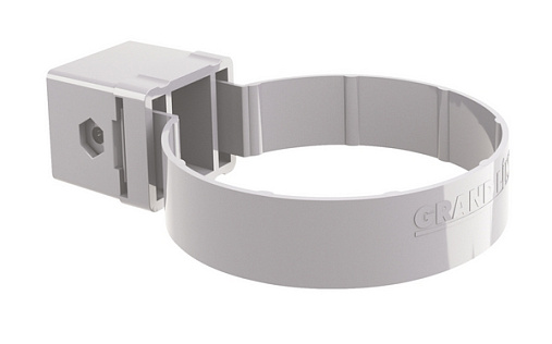 Хомут трубы пластиковый Кликер ПВХ Grand Line Дизайн 135/90 RAL 9003