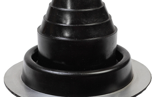 Проходка прямая Master Flash №2 диаметром 45-75 мм, 155х155 мм, чёрный, EPDM