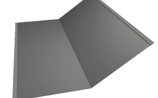 Планка нижней ендовы 300x300 Grand Line с покрытием Satin Matt TX 0,5 мм RAL 7024