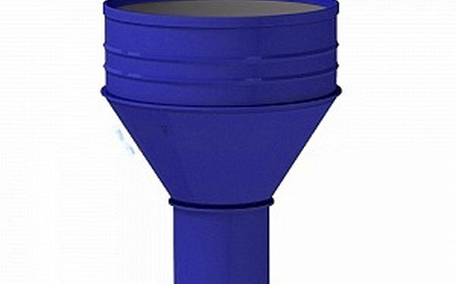 Водосборная воронка Эконом 125 мм RAL 5005