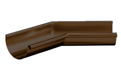 Внутренний угол желоба 185 мм 135 градусов RAL 8017