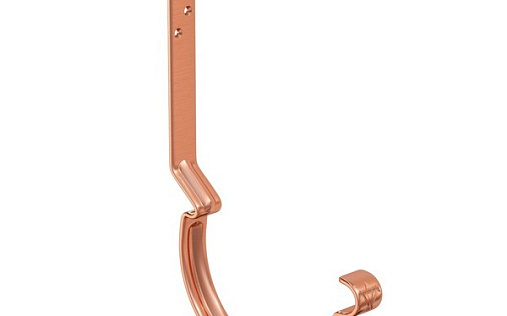 Длинный держатель желоба медный Aquasystem Элит 125 мм (модернизированный)