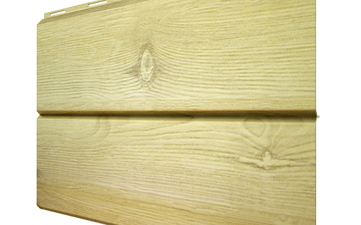 Металлический сайдинг Металл Профиль Lбрус XL Накатка Сосна с покрытием Ecosteel 0.5 мм