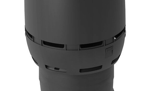 Вентиляционный выход Vilpe Flow XL диаметром 250/ИЗ/700 мм Чёрный