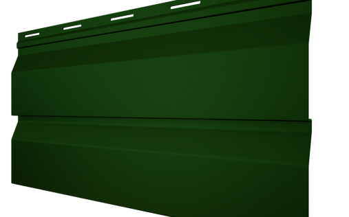 Металлический сайдинг Металл Профиль Корабельная доска RAL 6005 с покрытием Полиэстер 0.5 мм