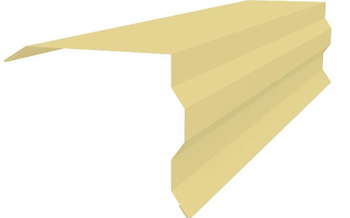 Торцевая фигурная планка 90x110 Grand Line с покрытием Полиэстер 0,45 мм RAL 1015