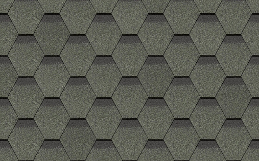 Гибкая черепица Docke Pie Standard Сота Зелёный