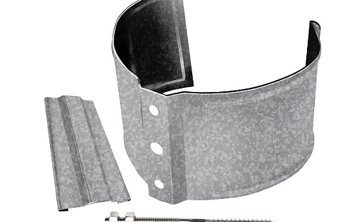 Кронштейн трубы на кирпич Grand Line Optima 100 мм Оцинкованный