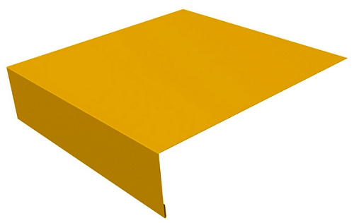 Планка околооконная простая 200x75 Grand Line с покрытием Полиэстер 0,45 мм RAL 1018