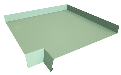 Угол отлива 250 внутренний Grand Line с покрытием Полиэстер 0,45 мм RAL 6019