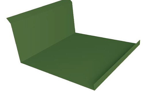 Планка нижнего примыкания 20х122х260х15 Grand Line с покрытием Полиэстер 0,45 мм RAL 6002