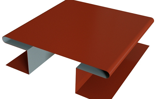 Планка H-образная стыковочная сложная Grand Line с покрытием Satin 0,5 мм RAL 8004