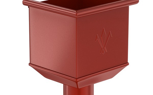 Водосборная воронка квадратная Aquasystem Премиум 125/90 мм, Pural, RR 29