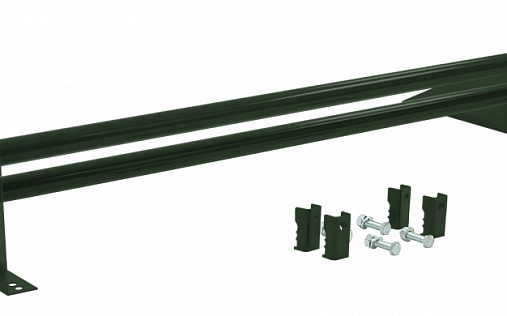 Снегозадержатель трубчатый для фальцевой кровли Optima RAL 6020 1м