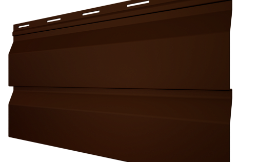 Металлический сайдинг Металл Профиль Корабельная доска RAL 8017 с покрытием Полиэстер 0.4 мм