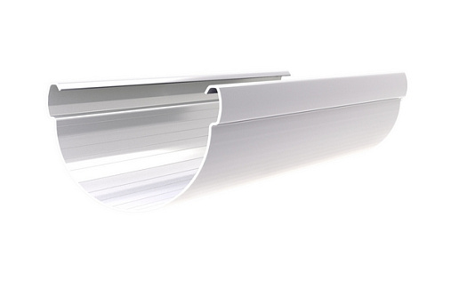 Желоб полукруглый ПВХ Grand Line Дизайн 135/90 3 м RAL 9003