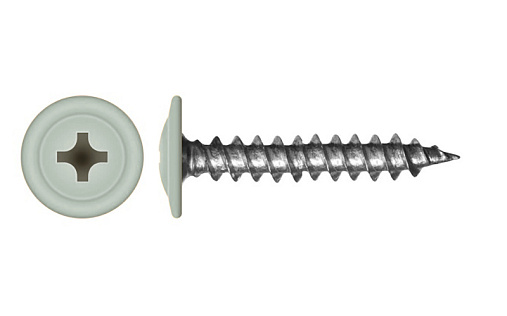 Саморез с прессшайбой по дереву 4,2x25 RAL 7047 (500 шт)