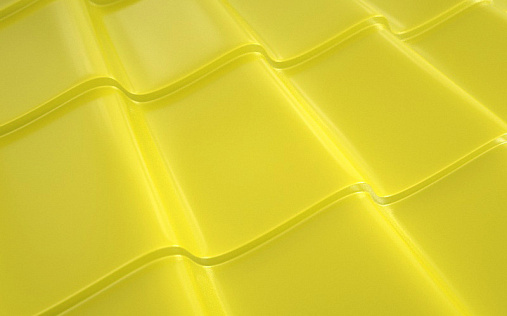 Профиль декоративный Ламонтерра X RAL 1018 с покрытием Полиэстер 0.45 мм